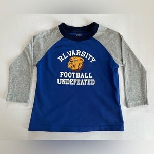 Polo Ralph Lauren - Football Long Sleeve Tee - 2T
